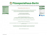 pilzespezialhaus-berlin.de Webseite Vorschau