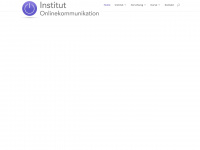 institut-onlinekommunikation.de Webseite Vorschau