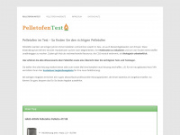 pelletofen-test.net Webseite Vorschau