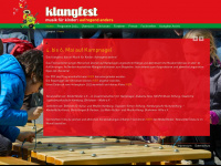 klangfest.de Webseite Vorschau