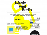 musicpoolberlin.net Webseite Vorschau