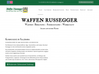 waffen-russegger.at Webseite Vorschau