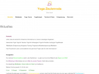 yoga-zeulenroda.de Webseite Vorschau