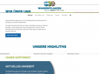 wasserpflanzen-baumann.de Webseite Vorschau