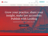 lexblog.com Webseite Vorschau