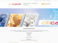 citicards.ch Webseite Vorschau