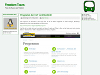 freedom-tours.de Webseite Vorschau