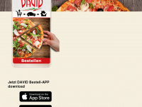 pizza-david.at Webseite Vorschau