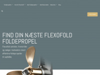 flexofold.dk Webseite Vorschau