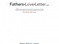 fathersloveletter.com Webseite Vorschau