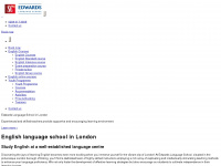 edwards-language-school.co.uk Webseite Vorschau