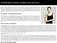 modelweb24.de Webseite Vorschau