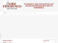 aire-flamenco.de Webseite Vorschau