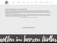 golfclub-fuerth.de Webseite Vorschau