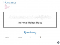 hoheshaus.de Webseite Vorschau