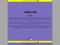 13min.com Webseite Vorschau