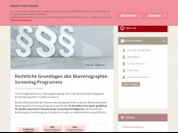 mammographie-blog.de Webseite Vorschau