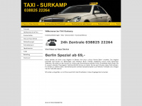 taxi-surkamp.de Webseite Vorschau