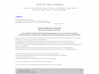 yoga-qigong-altesland.de Webseite Vorschau
