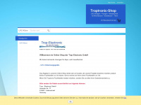 troptronic-shop.de Webseite Vorschau