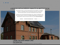 kieferorthopaedie-sanitz.de Webseite Vorschau