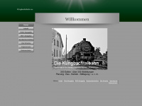 klingbachtalbahn.eu Webseite Vorschau
