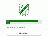 sv-mittelbuch.de Webseite Vorschau