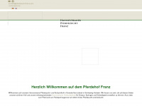 pferdezucht-franz.com Webseite Vorschau