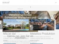 metallico.net Webseite Vorschau