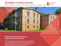 wohnbau-burghausen.de Webseite Vorschau