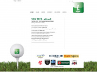 vgv-golf.at Webseite Vorschau
