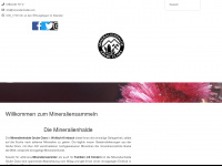 mineralienhalde.com Webseite Vorschau