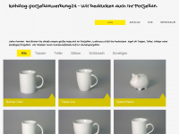 katalog.porzellanwerbung24.de Webseite Vorschau