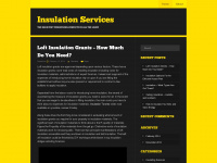 insulationservices.wordpress.com Webseite Vorschau