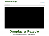 dampfgarer-rezepte.net Webseite Vorschau