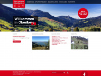 camping-oberiberg.ch Webseite Vorschau