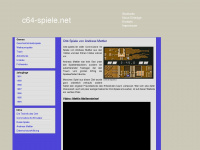 c64-spiele.net Webseite Vorschau