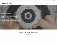 mo-sound.com Webseite Vorschau