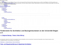 foerderverein-bauwesen.org Webseite Vorschau