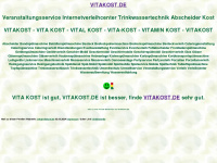 vitakost.de Webseite Vorschau