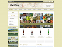 riesling.hu Webseite Vorschau