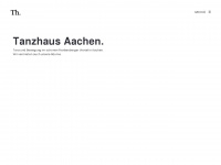 tanzhaus-aachen.de Webseite Vorschau