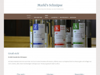 marklschnaps.at Webseite Vorschau