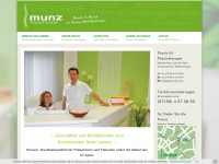 physio-munz.de Webseite Vorschau