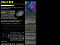 galaxymap.org Webseite Vorschau