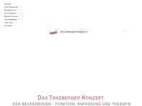 tanzberger-konzept.de Webseite Vorschau