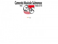 cameratamusicalesulmonese.it Webseite Vorschau