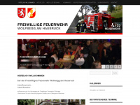 ffwolfsegg.wordpress.com Webseite Vorschau