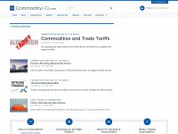 commodityhq.com Webseite Vorschau