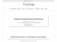 vision64.de Webseite Vorschau